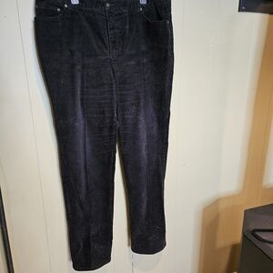 Newport News Black Corduroy Pants, Size 20T